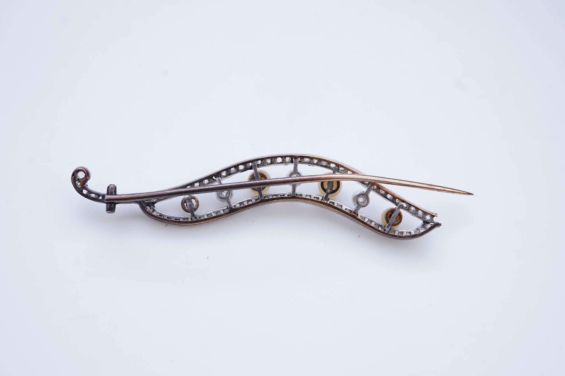 A diamond brooch, circa 1920
